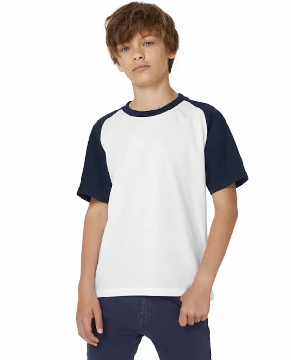 Tee-shirt baseball enfant personnalisable