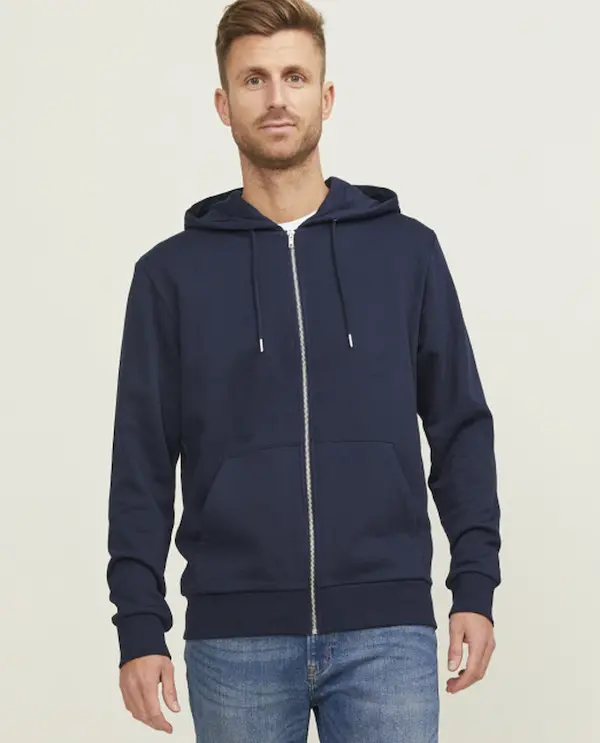 Sweat à capuche zippé Jack & Jones