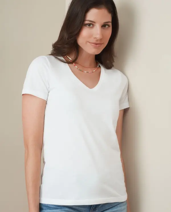 Tee-shirt femme col V Sofidial