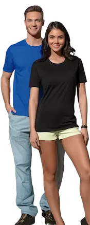 Tee-shirt col rond unisexe stedman coton à personnalisable