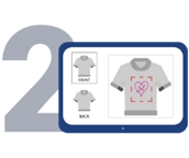 ajouter votre visuel sur vos t-shirts