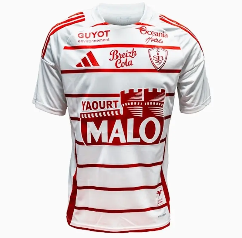 Stade Brestois maillots Ligue des Champions