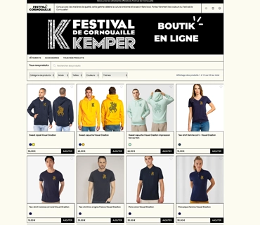 Boutique festival de cornouaille quimper