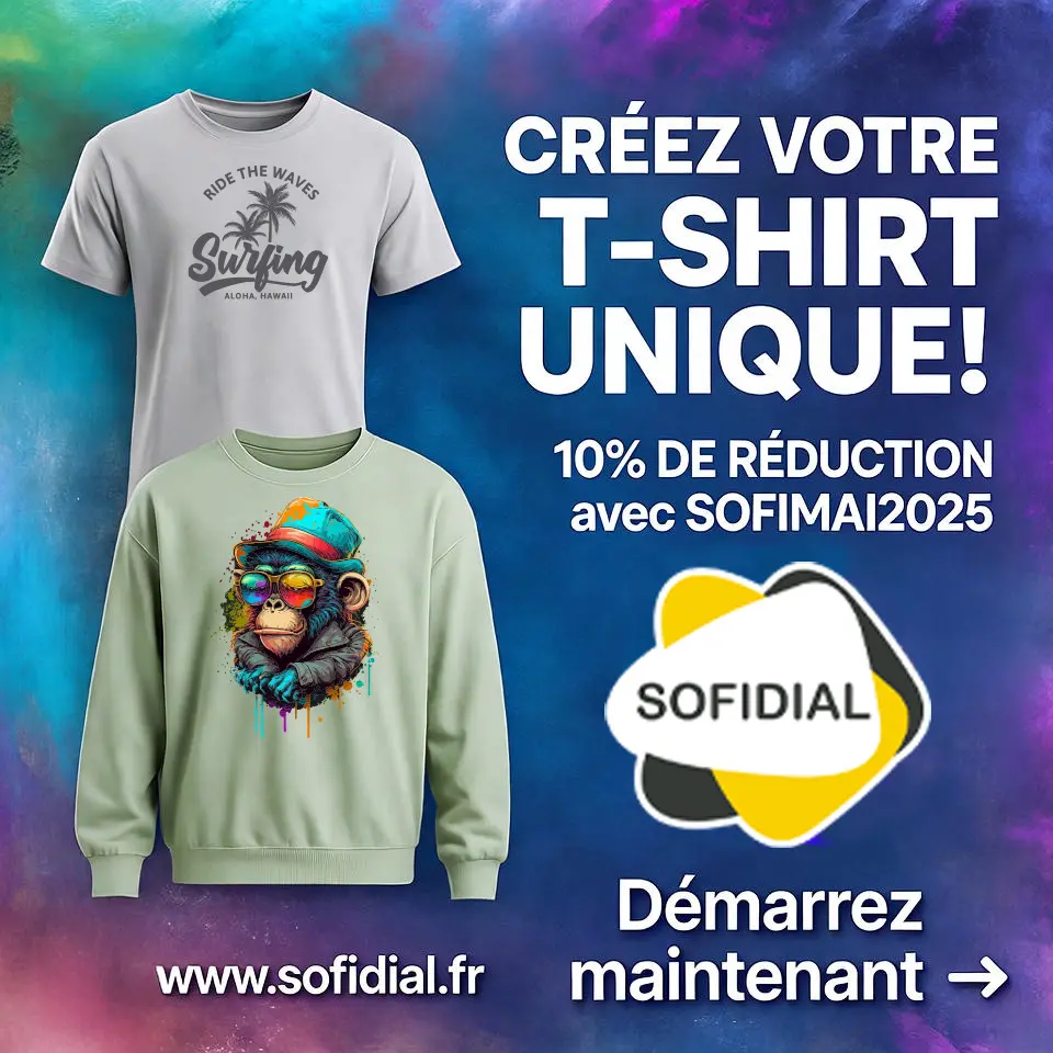 flocage teeshirt sweat accessoire