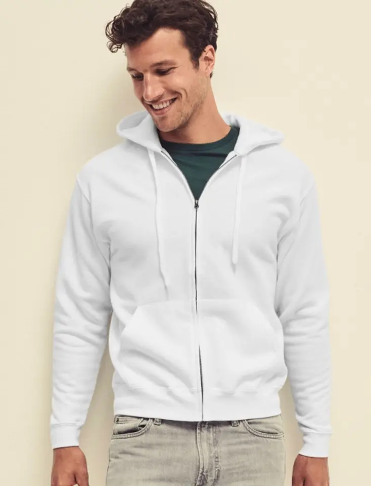 Sweat zippé à capuche pour étudiant