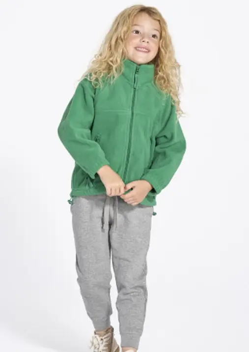La polaire pour enfant avec grand zip