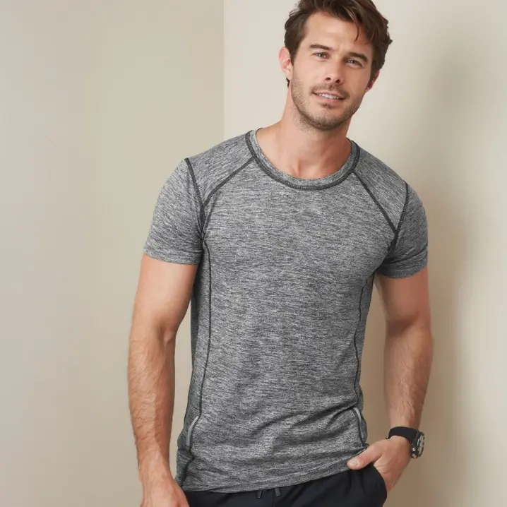Tee-shirt de sport pour homme bandes réfléchissantes RECYCLED SPORTS-T REFLECT