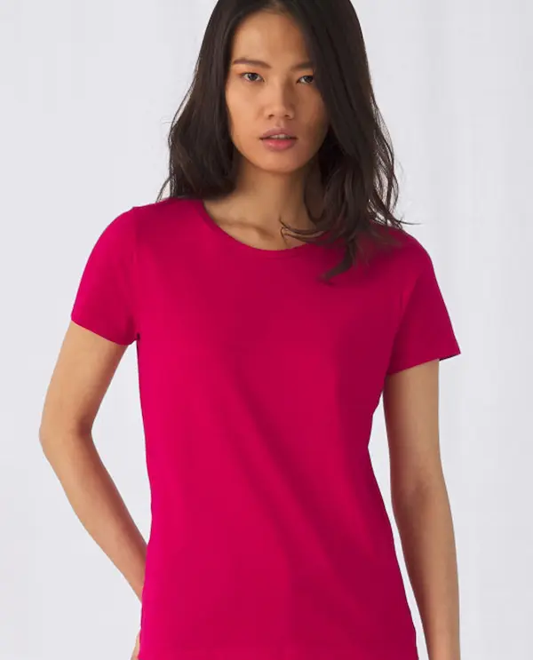 Tee-shirt femme col rond 190, disponible en 37 couleurs, 5,80 Euros